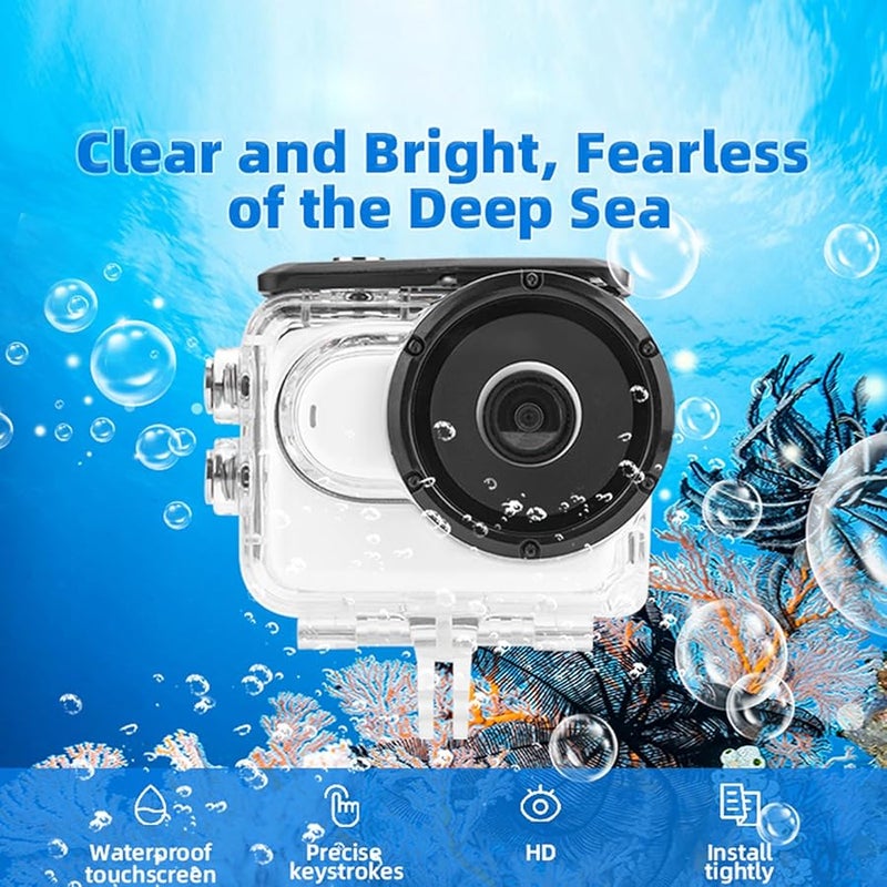 Purple Filter Underwater Housing Case For 360 GO3 GO3S Camera 30 Meter Dive Capacity - Image 3